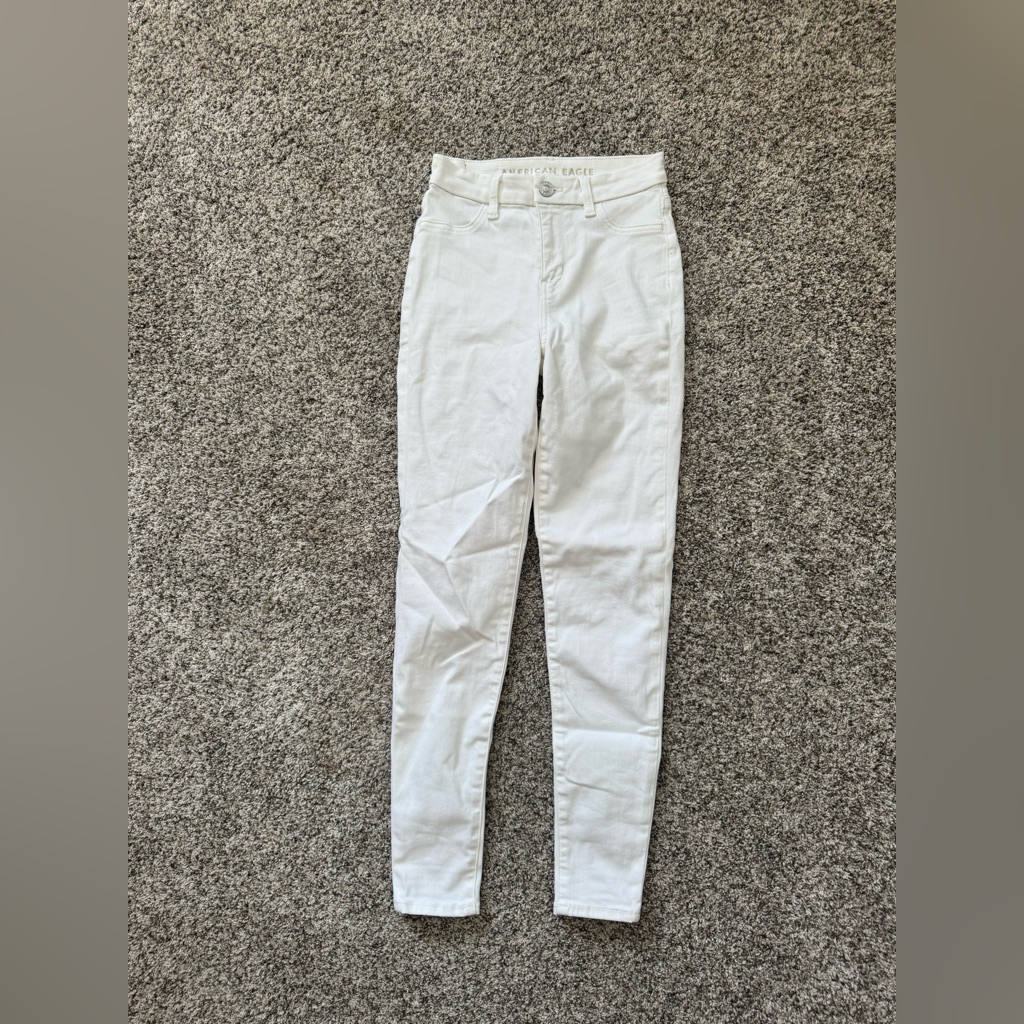 American Eagle Ne(X)T Level Stretch White Jeggings